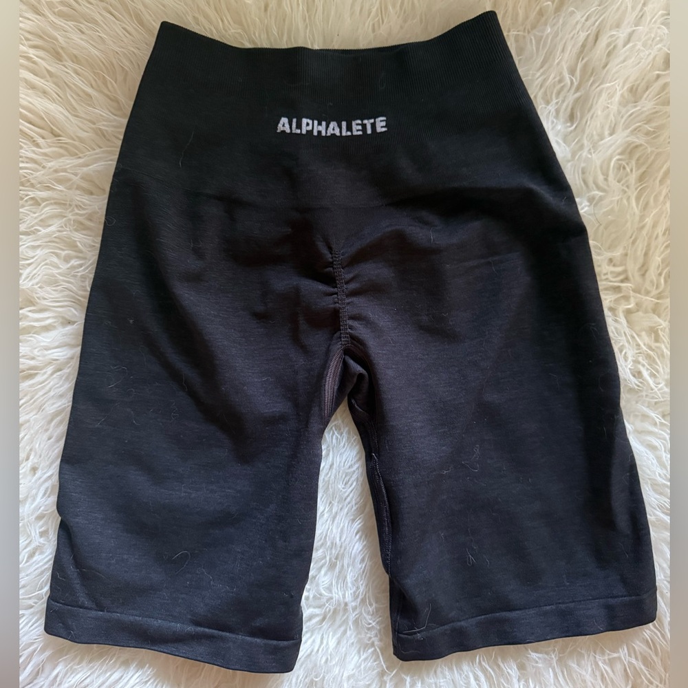 Alphalete Charcoal Biker Shorts